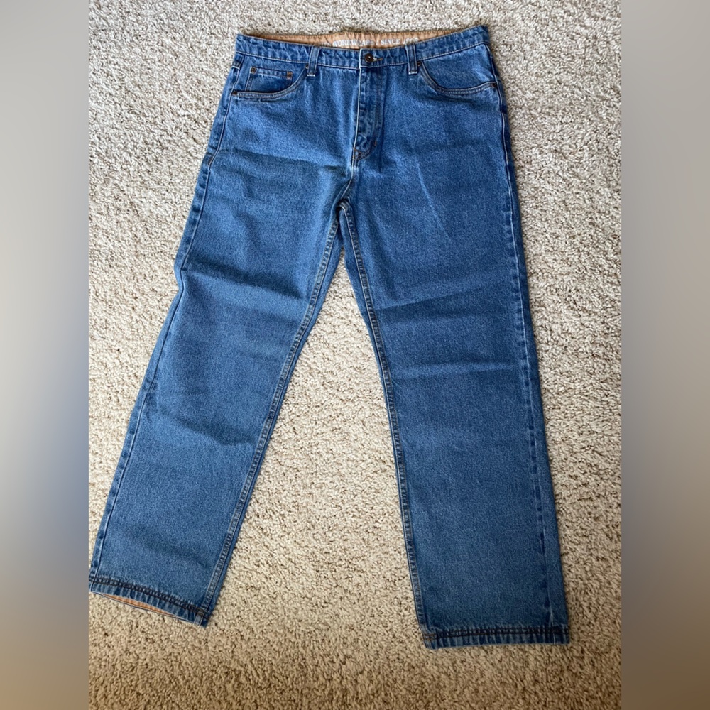 Smith’s Workwear denim blue jeans - size 36x32 pants Classic Blue Men's Jeans